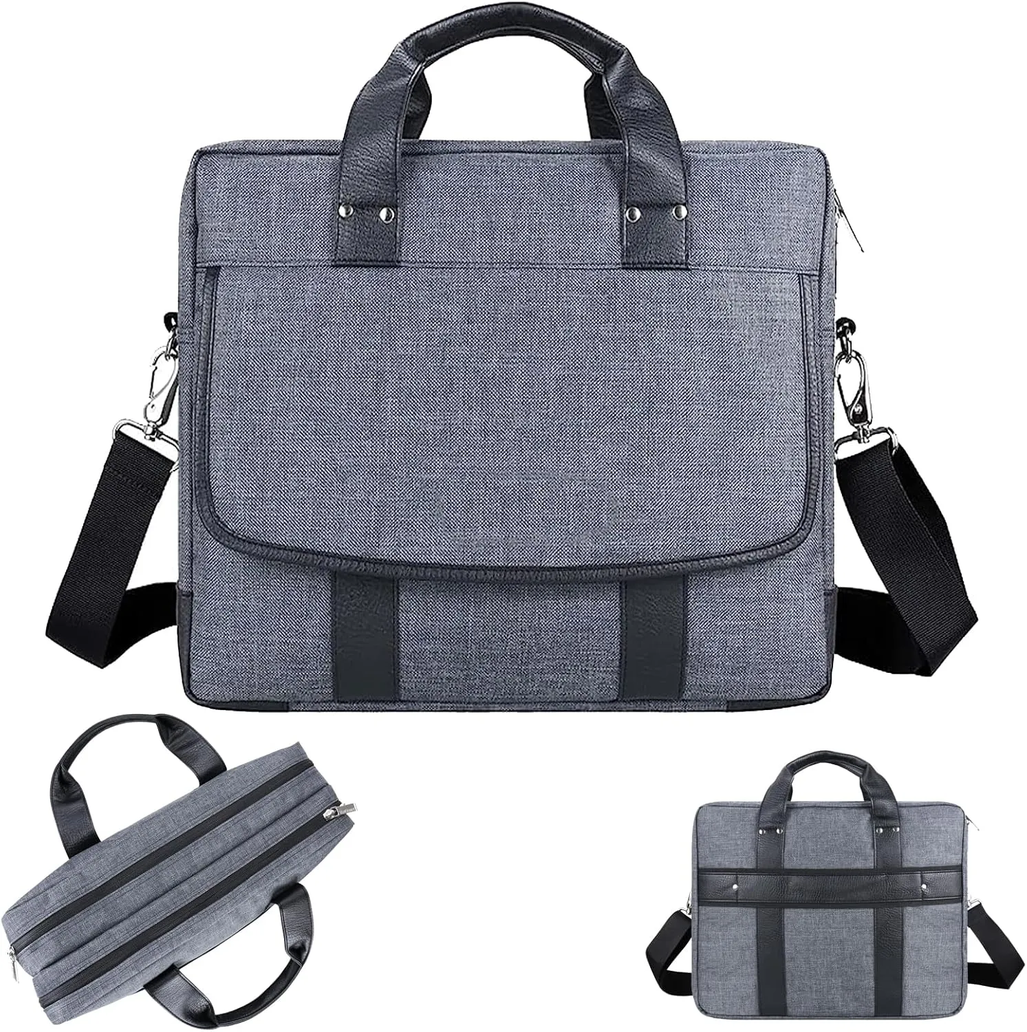 17 Inch Water Resistant Laptop Messenger Bag Compatible With Predator Helios 300/500 17 inch, VivoBook Pro 17, ZenBook Fold