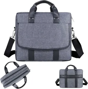 17 Inch Water Resistant Laptop Messenger Bag Compatible With ProArt StudioBook Pro W700G3T, Precision 7730, Envy/Omen 17