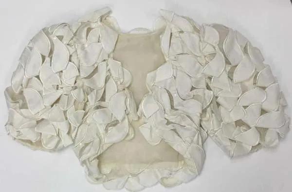 1980s Jacqueline de Ribes Cream Bolero