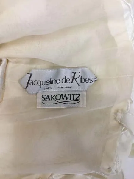 1980s Jacqueline de Ribes Cream Bolero