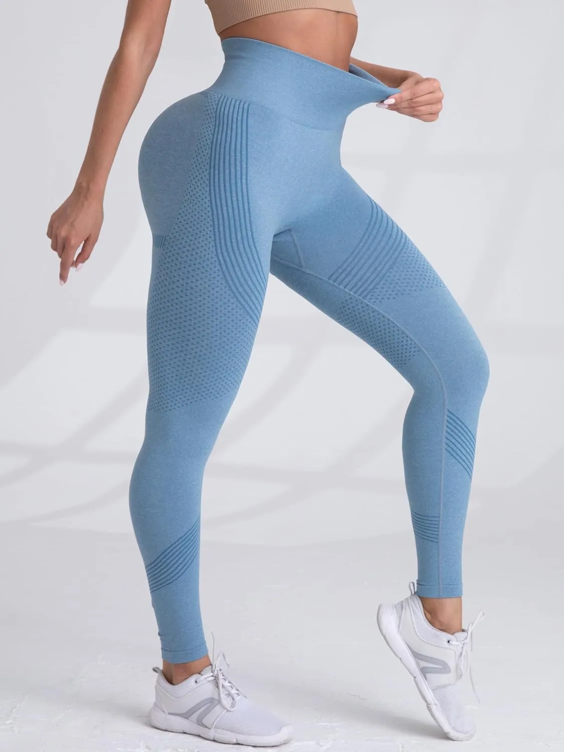 3 Pack - Women's Tight Butt Lifting Seamless Leggings Butt Lifting High Waist Fitness Yoga Pants Trouser