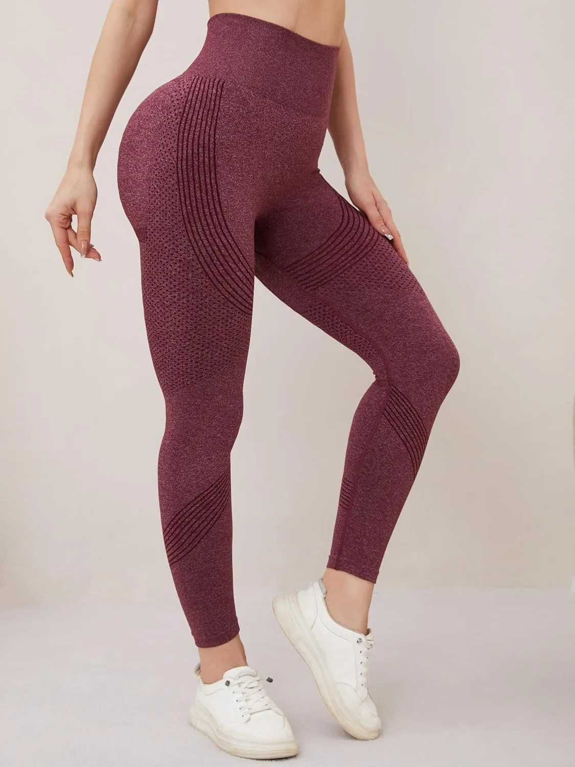 3 Pack - Women's Tight Butt Lifting Seamless Leggings Butt Lifting High Waist Fitness Yoga Pants Trouser