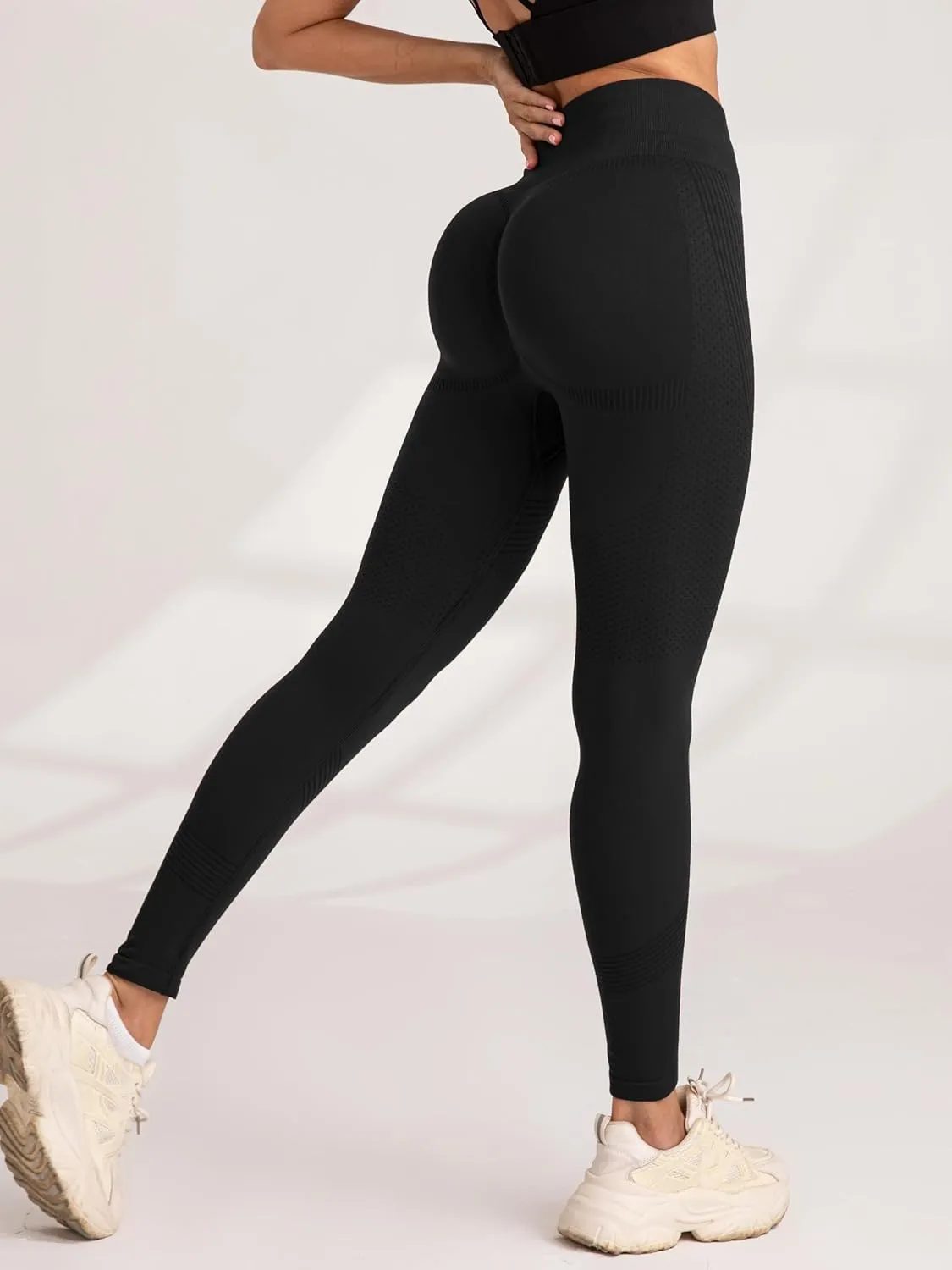 3 Pack - Women's Tight Butt Lifting Seamless Leggings Butt Lifting High Waist Fitness Yoga Pants Trouser