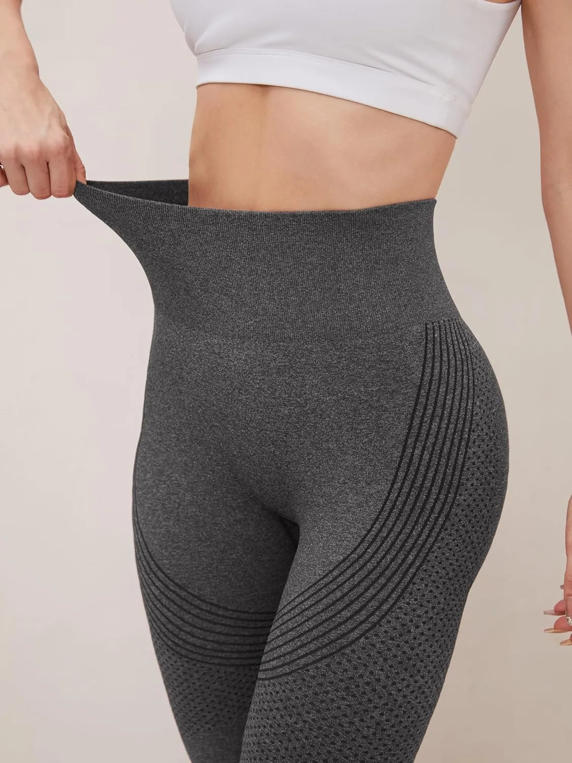 3 Pack - Women's Tight Butt Lifting Seamless Leggings Butt Lifting High Waist Fitness Yoga Pants Trouser