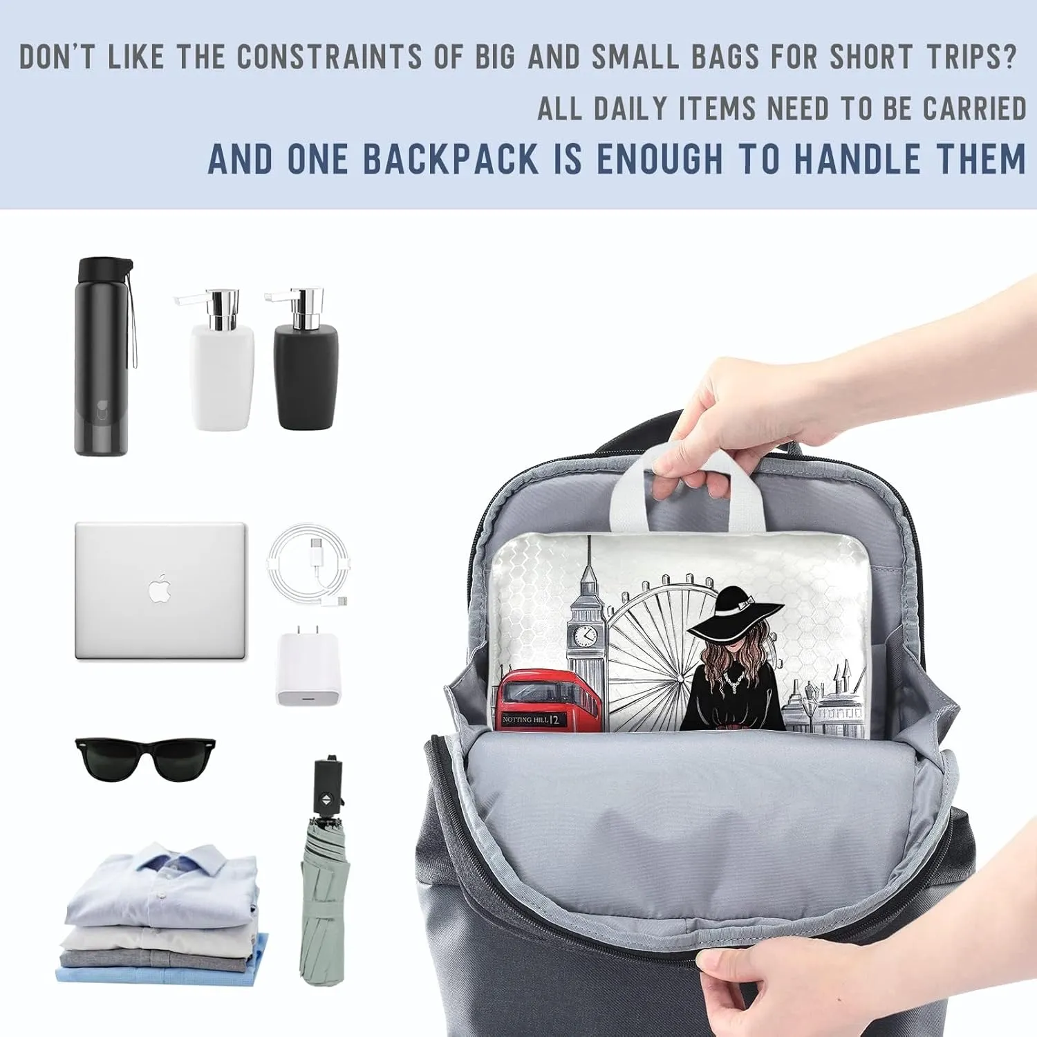 6 Set Compression Packing Cubes Compressed Storage Bags for Carry on Suitcases Packaging Luggage Bags Organizers for Travel