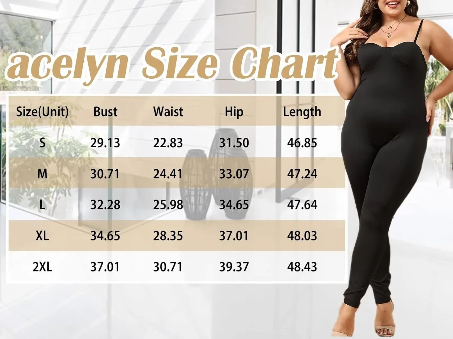 acelyn Women's Sexy Sleeveless Jumpsuits Bodycon Rompers Y2k Bodysuit Club Outfits