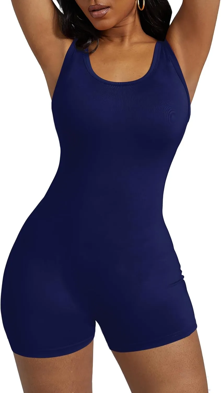 Alaroo Women One Piece Short Catsuit Bodycon Tank Jumpsuits Rompers Playsuit