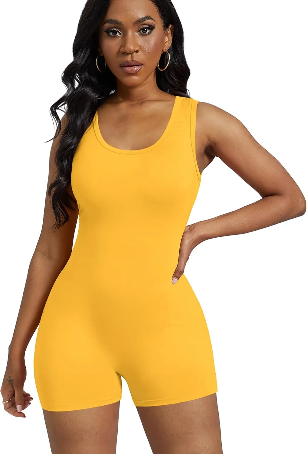 Alaroo Women One Piece Short Catsuit Bodycon Tank Jumpsuits Rompers Playsuit