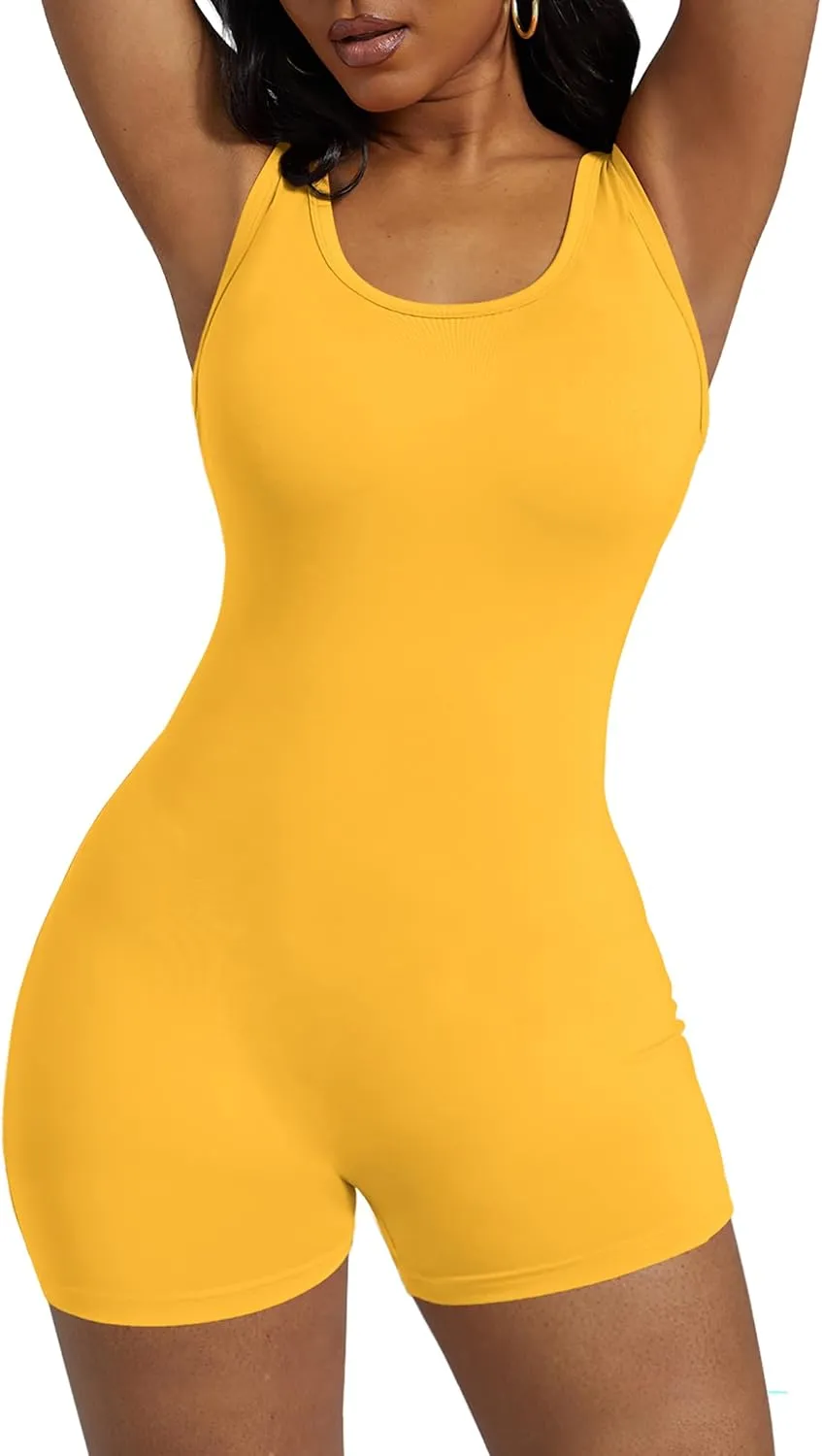 Alaroo Women One Piece Short Catsuit Bodycon Tank Jumpsuits Rompers Playsuit