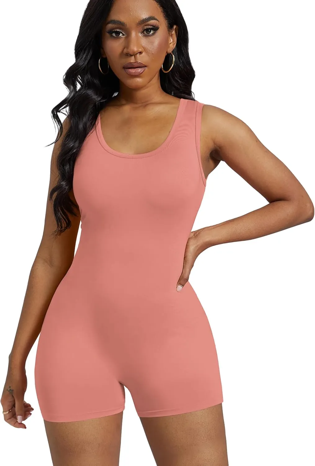 Alaroo Women One Piece Short Catsuit Bodycon Tank Jumpsuits Rompers Playsuit
