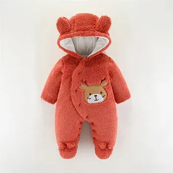 Bear Warm Baby Rompers