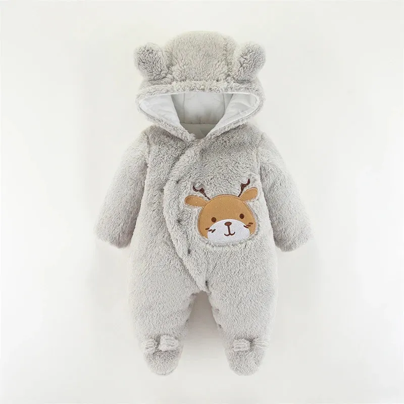 Bear Warm Baby Rompers
