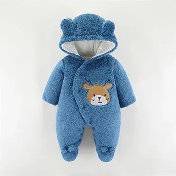 Bear Warm Baby Rompers