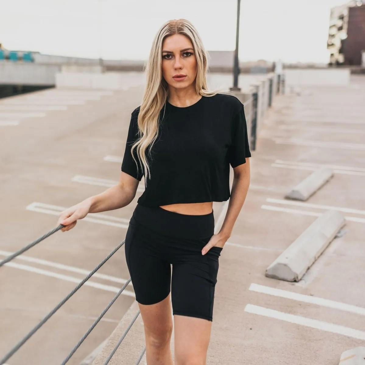 Biker Shorts (8 in. inseam) - Black