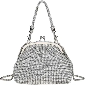 Bling Crystal Rhinestone Clutch Purses Women 2025 Sparkly Evening Cross Body Handbags for Wedding Party Prom