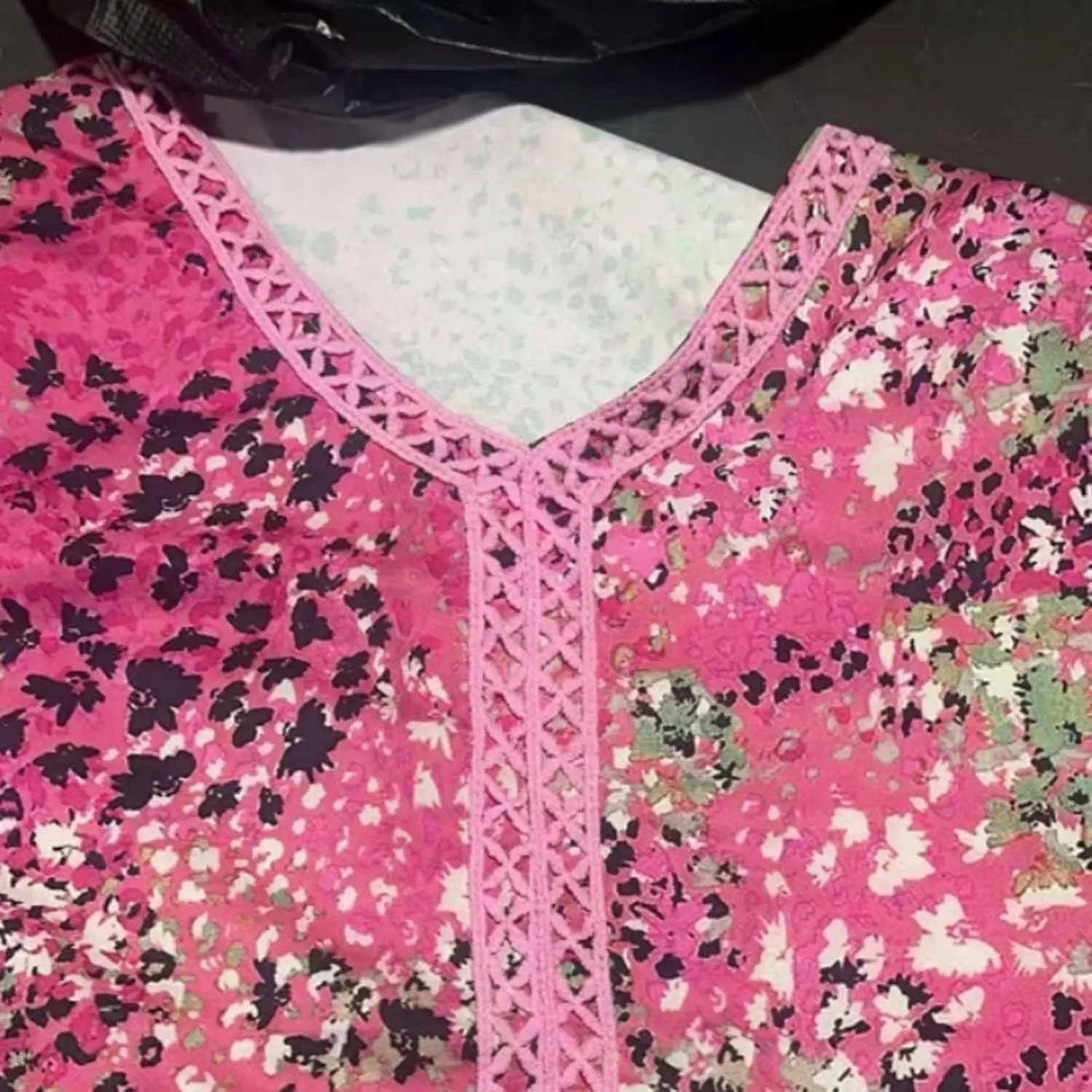 Boho Dress for Womens Plus Size Bohemian Midi Dresses Casual Loose V-Neck Short Sleeve Floral Print Beach Dress