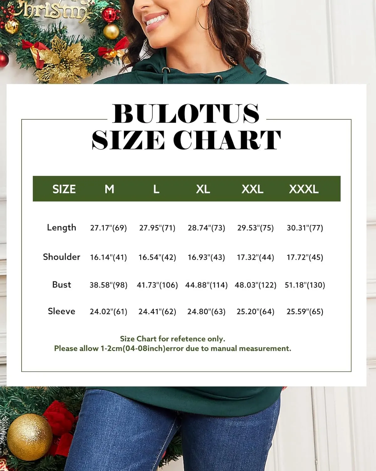 Bulotus Cowl Neck Lightweight Sweatshirts Womens Hoodies Pullover Long Sleeve