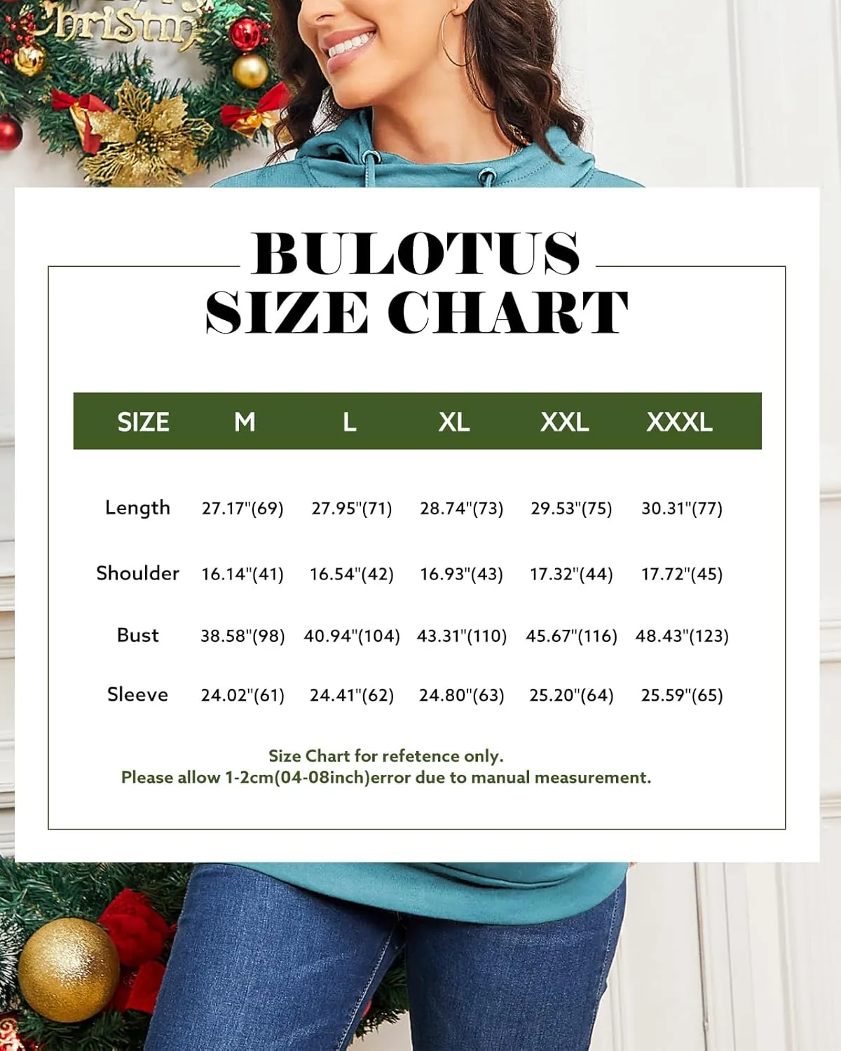 Bulotus Cowl Neck Lightweight Sweatshirts Womens Hoodies Pullover Long Sleeve