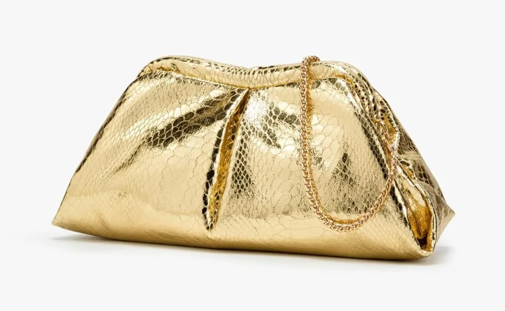 Clutch Purses Women 2025 Trendy Pleated Evening Handbags Chain Shoulder Crossbody Bags for Weddings, Proms, Cocktail