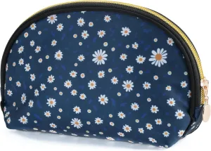 Cosmetic Bag,Small Travel Makeup Bag, Zipper Pouch Cute Gifts for women,Makeup Organizer, Wrinkle Resistant Daisy Print Travel Pouch (Daisy)