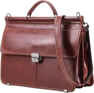 Crossbody Bag Men Casual Men's Laptop Bag 15.6 Inch Business Men's Briefcase Leather Messenger Shoulder Bag Handbag