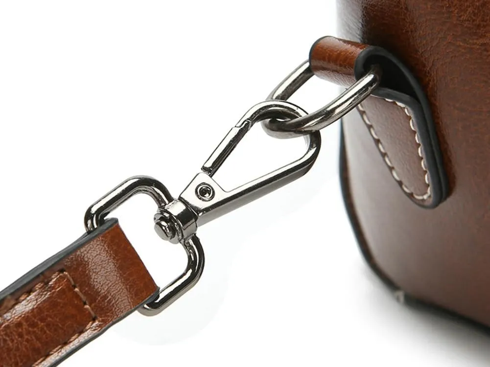 Crossbody Bags Women Genuine Leather 2025 Spring Trendy Shoulder Clutch Purse Satchel Tote Handbags Removeable Strap