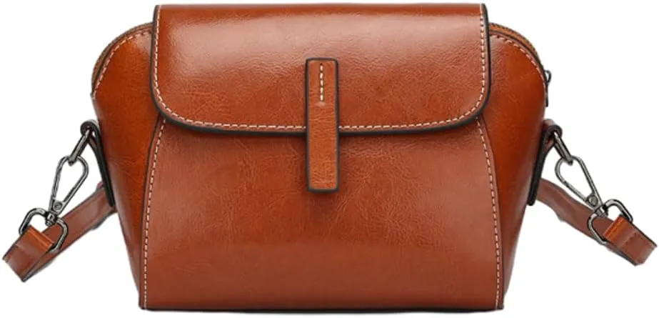Crossbody Bags Women Genuine Leather 2025 Spring Trendy Shoulder Clutch Purse Satchel Tote Handbags Removeable Strap