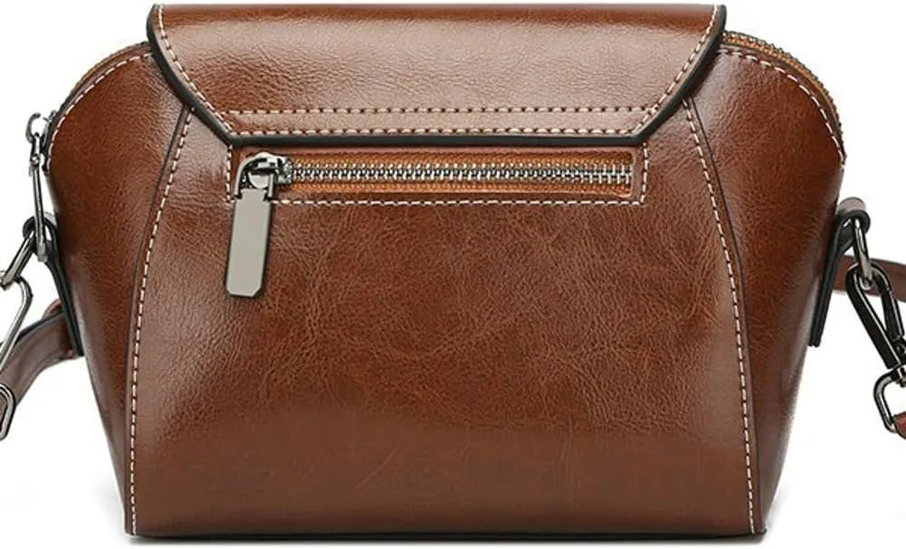 Crossbody Bags Women Genuine Leather 2025 Spring Trendy Shoulder Clutch Purse Satchel Tote Handbags Removeable Strap