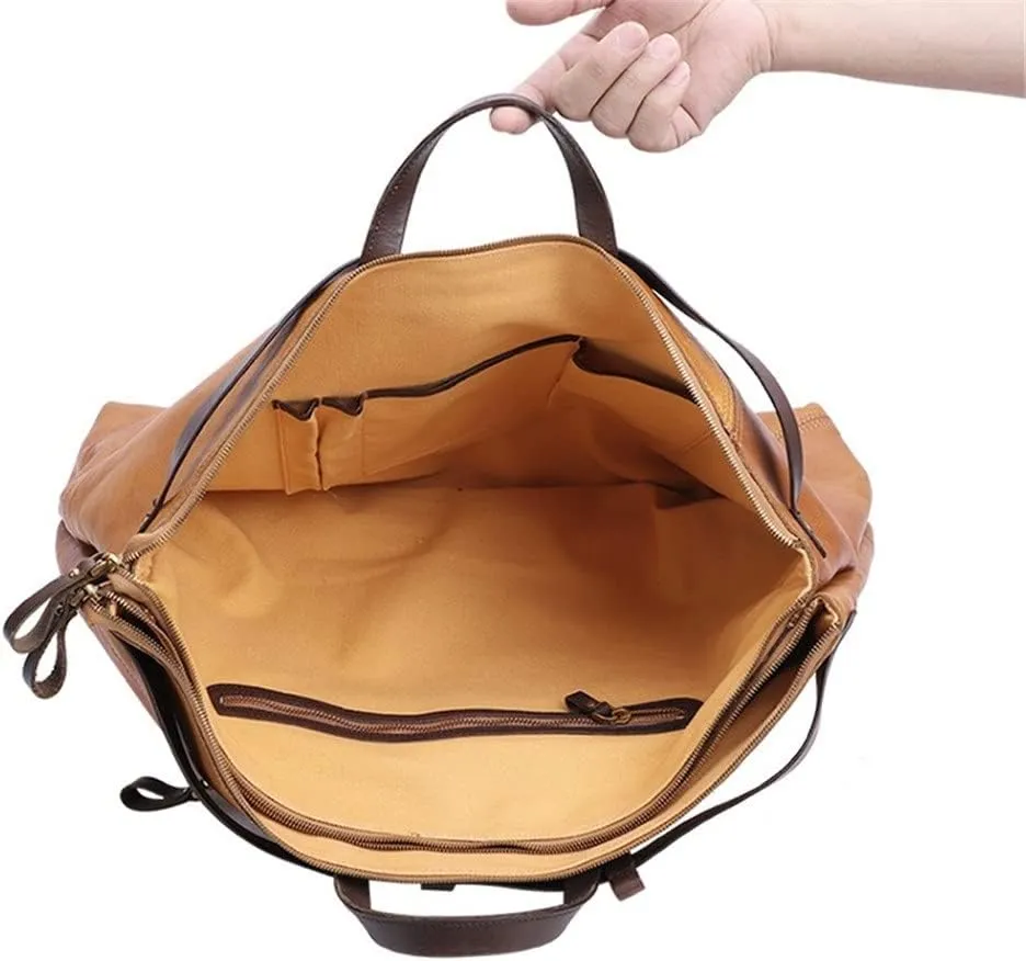 CSCDD Handbag Men's Briefcase Large Capacity Business Travel Luggage Bag Computer Bag Large