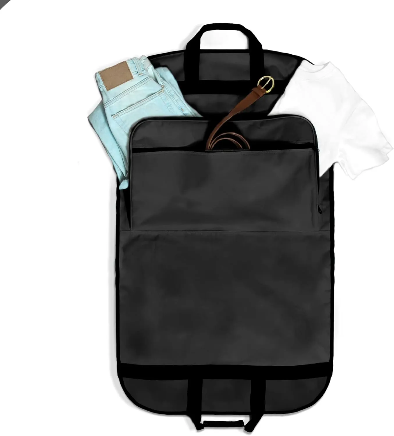 DALIX 39" Business Garment Bag Cover for Suits and Dresses Clothing Foldable w Pockets