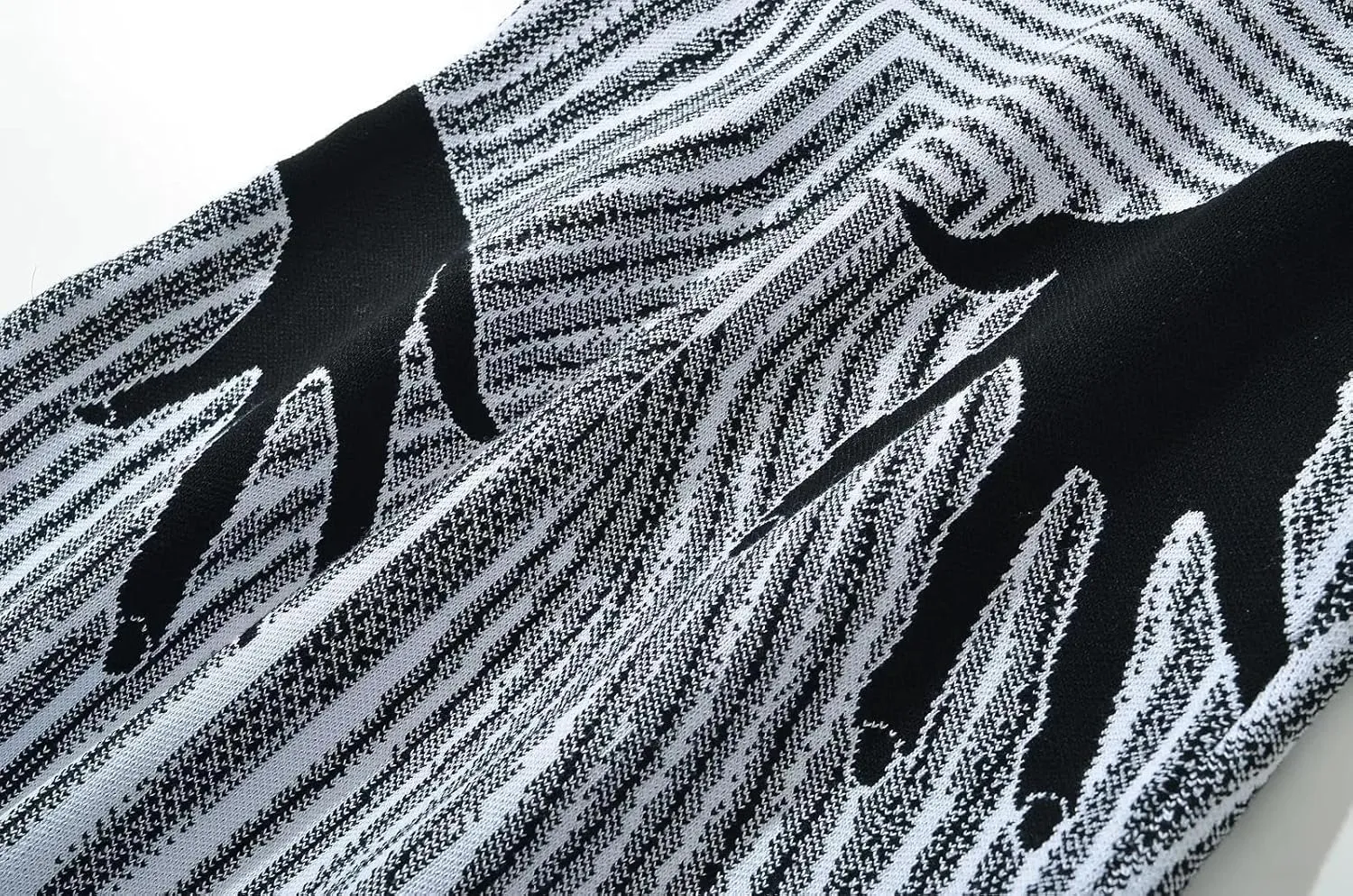 efvandoloe Summer Abstract Knitted Camisole Midi Dress Women Sleeveless Slim Fashion Design Dresses Evening