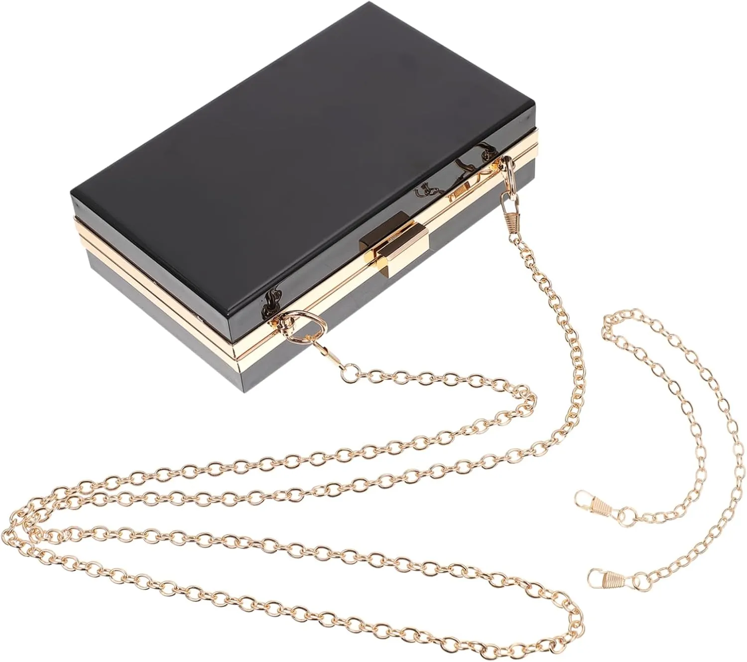Fashionable Transparent Candy Bag Woman's Evening Pouch Banquet Crossbody Clutch Purse