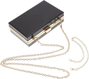 Fashionable Transparent Candy Bag Woman's Evening Pouch Banquet Crossbody Clutch Purse