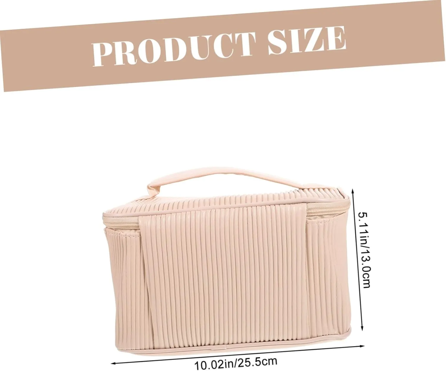 Gatuida Cosmetic Bag for Women Travel Makeup Bag Organizer Pu Leather Hanging Storage