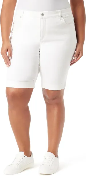 Gloria Vanderbilt Women's Amanda Bermuda High Rise Short Plus