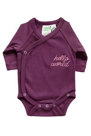 'Hello World' - Kimono Bodysuit