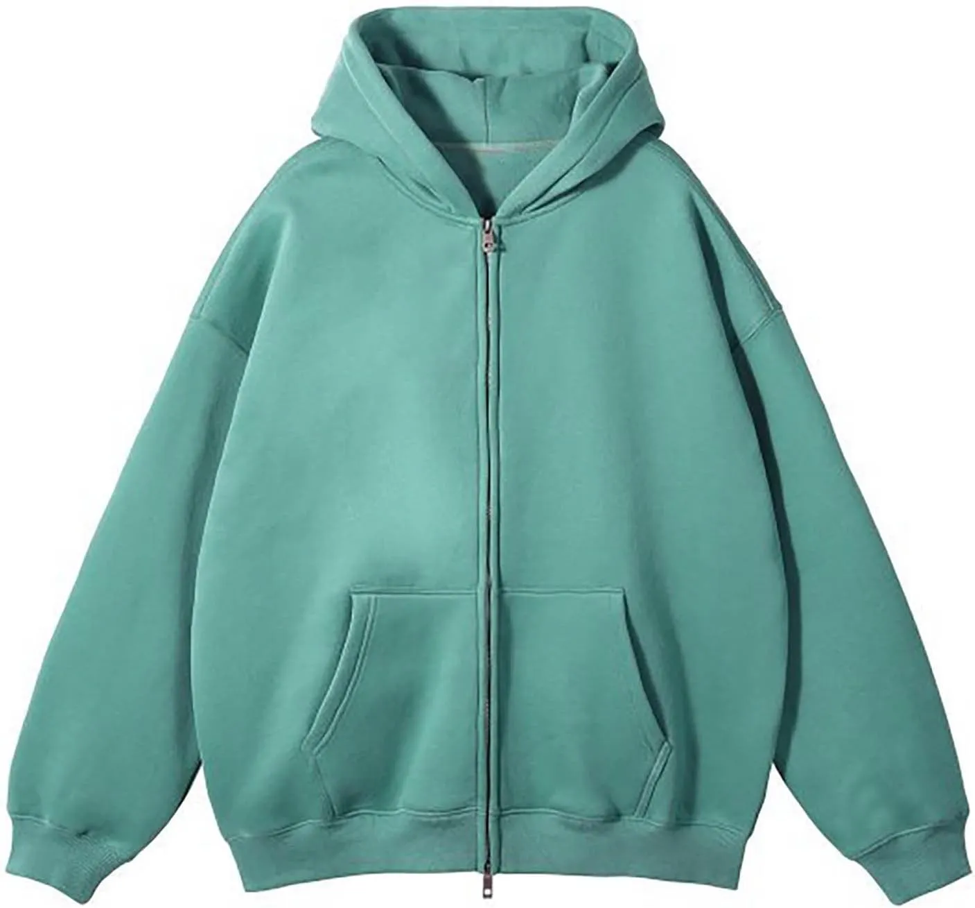 hlysgo Oversized Hoodies for Men & Women Fall Fashion Jackets Casual Y2k Sweatshirts Zip Up Hoodie Coat with Pockets
