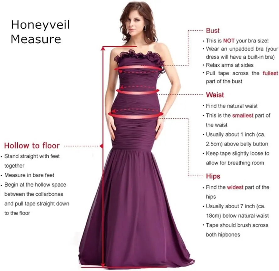Honeydress Women's Beaded Halter Party Prom Dresses Long Chiffon Evening Gown Rhinestones Sleeveless
