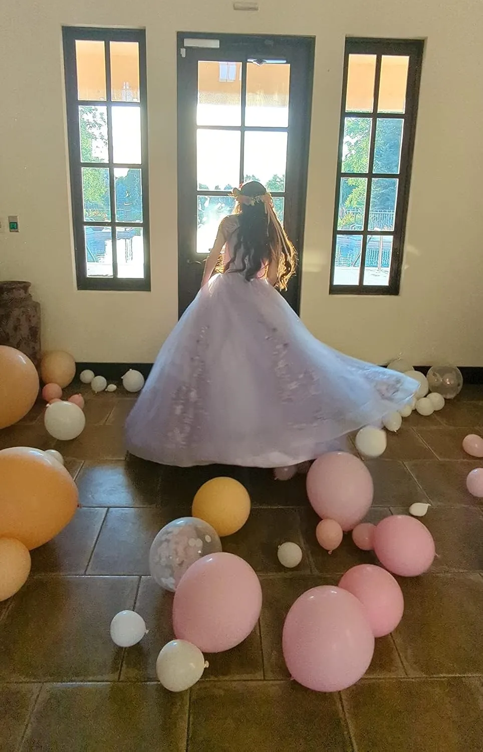 JAEDEN Prom Dress Ball Gown - Quinceanera Dresses Lace Long Off Shoulder Prom Dress 2024