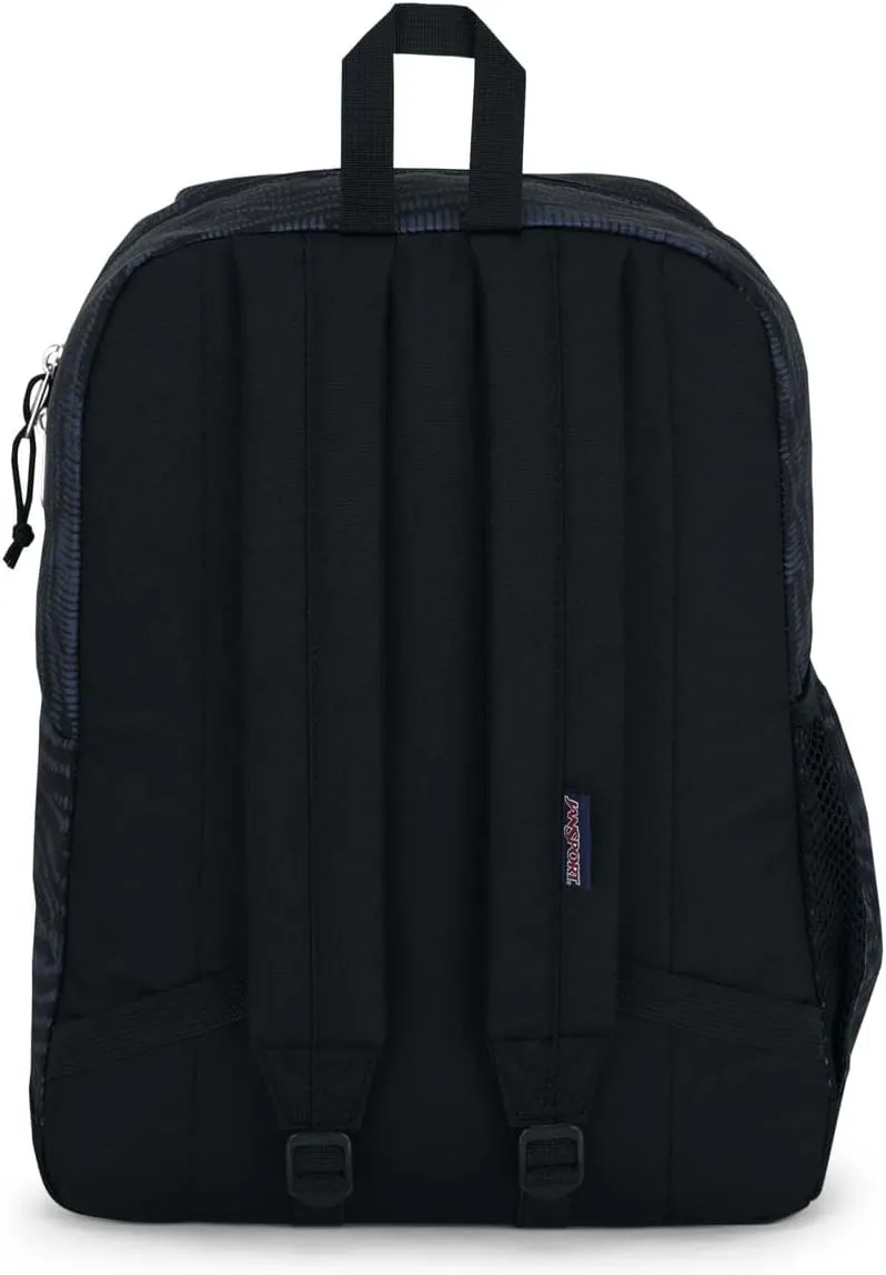 JanSport Cross Town Plus Backpack - Large Main Compartment, Side Water Bottle Pocket, 15-Inch Padded Laptop Sleeve - Abstract Animal