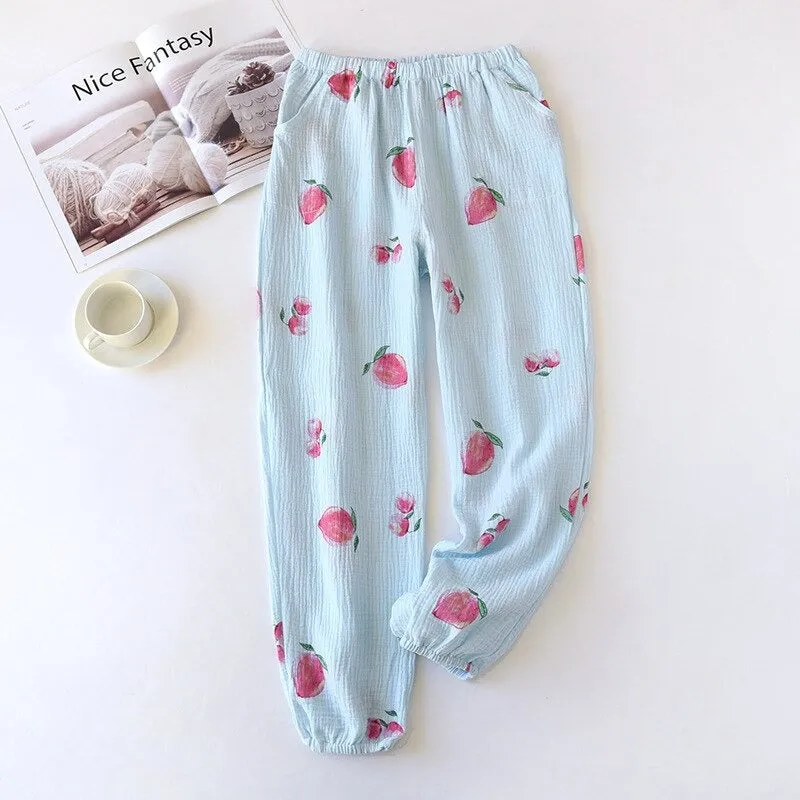 Japanese Cartoon Women Trousers