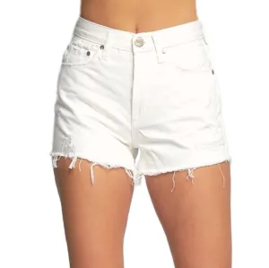Jayce High Rise Short - White.