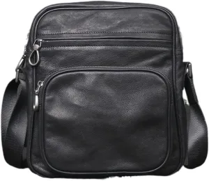 Korean Style Men's Bag Men's Shoulder Bag Casual Leather Messenger Bag Large (A 24 * 29 * 8cm)