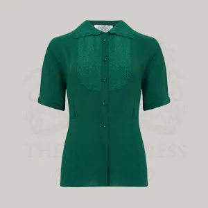 Lacey Blouse in Hampton Green
