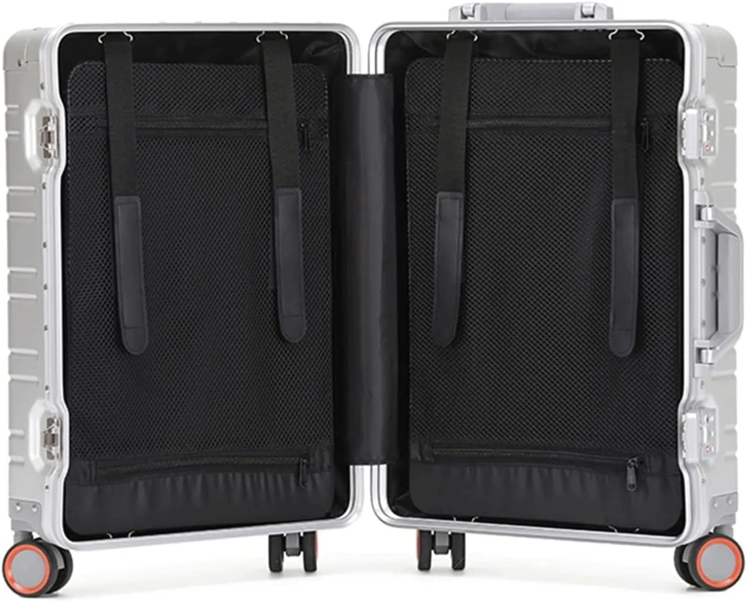 Large Capacity Trolley Suitcase Aluminium Magnesium Alloy Suitcase Business Travel Suitcase Suitable for Men, Women and Teens, a, 28inch