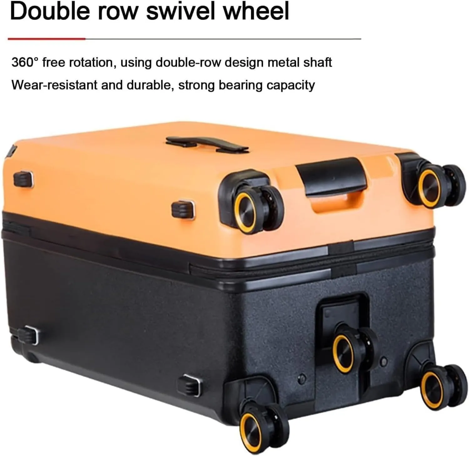 LuggageSuitcases With Wheels Carry On Luggage 26 In Luggage Large Capacity Trolley Luggage Wet and Dry Design Suitcase Hard Shell Luggage Suitcase Wheels Travel Luggage Lightweight ( Color : Yellow ,