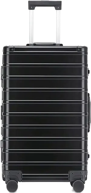 LuggageSuitcases With Wheels Carry On Luggage Aluminum-magnesium Alloy Suitcases 20/24/inch Luggage Large Capacity Hard Shell Suitcase Travel Luggage for Business Trips Lightweight ( Color : Blue , S