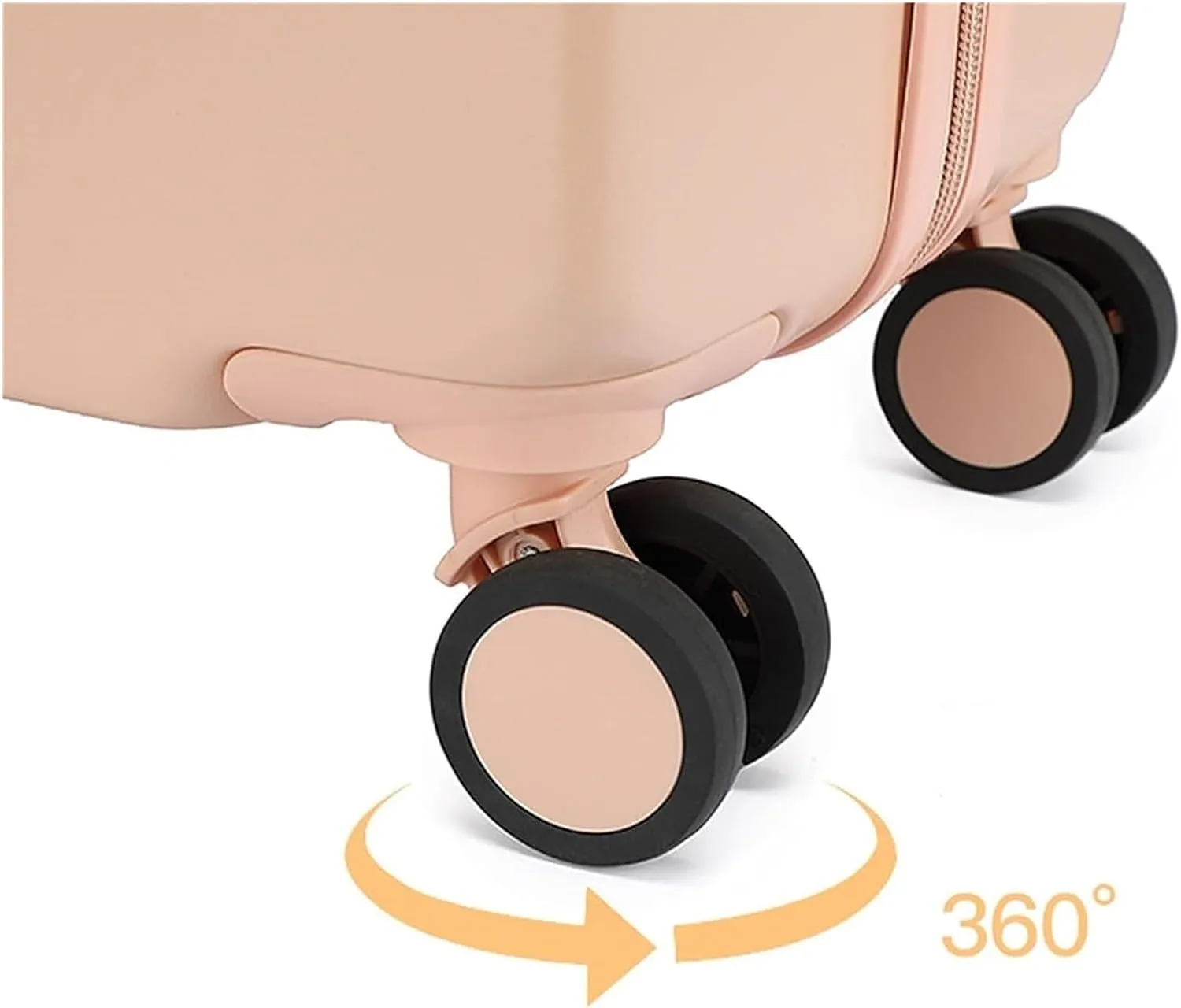 LuggageSuitcases With Wheels Carry On Luggage Classic Luggage Hard Shell Suitcase Waterproof Large Capacity Trolley Luggage Silent 360 Rotating Universal Wheel Luggage Lightweight ( Color : Pink , S
