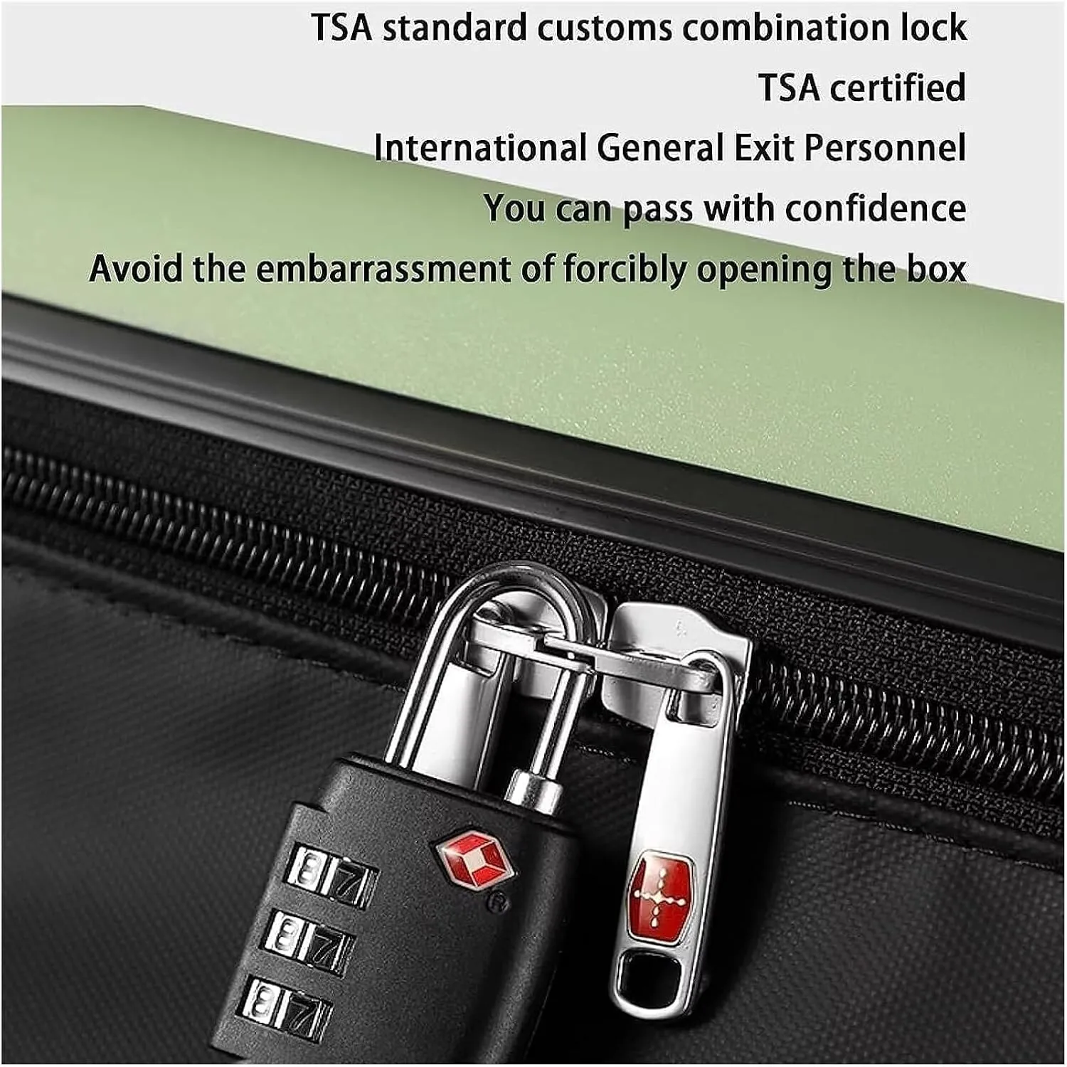 LuggageSuitcases With Wheels Carry On Luggage Expandable Luggage Foldable Luggage Carry on Luggage Comfort Handle Luggage Suitcase Spinner Wheels Trolley Luggage Lightweight ( Color : Green , Size :