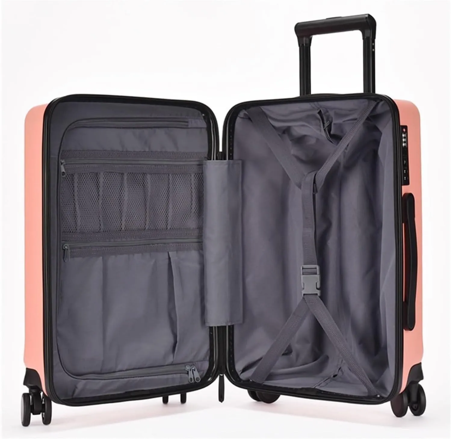 LuggageSuitcases With Wheels Carry On Luggage Hard Case Luggage 20/24 Inch Luggage Suitcase with Spinner Wheels And Combination Lock Trolley Luggage Bulk Suitcases Lightweight ( Color : C , Size : 20